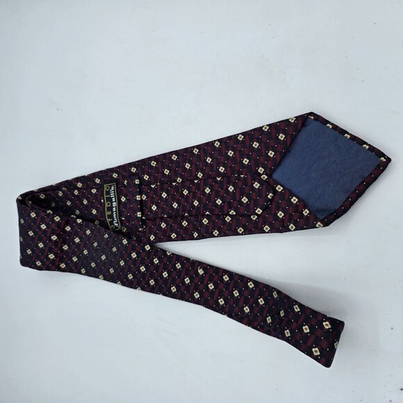Studio By Fumagallis Tie Necktie Silk Printed in Italy Made USA L57” x W4” Suit - Picture 3 of 6